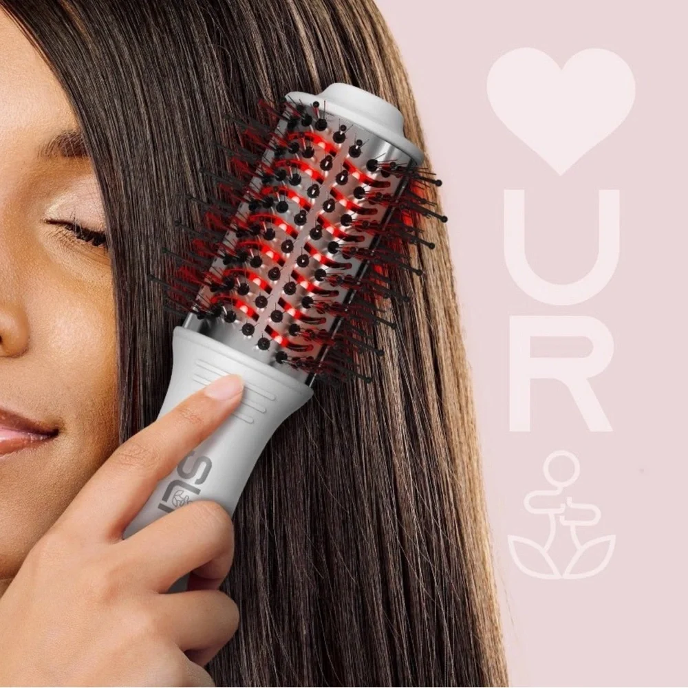 SLF Red Light Travel Dryer Hair Brush